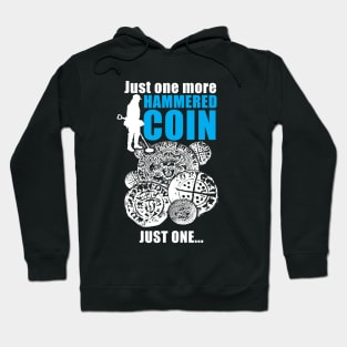 Funny hammered coin, metal detecting Hoodie